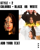 MAKE YOUR SELFIE HOODIE WITH YOUR PHOTO IN 16 STYLES !!!